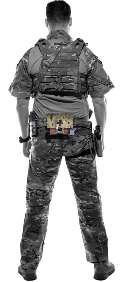 Coyote Tactical Solutions Burrito Gear Pouch - Durable Tactical Molle Pouch for Military & Outdoor Use - Perfect for Hiking, Camping & Survival Gear Storage (Black)