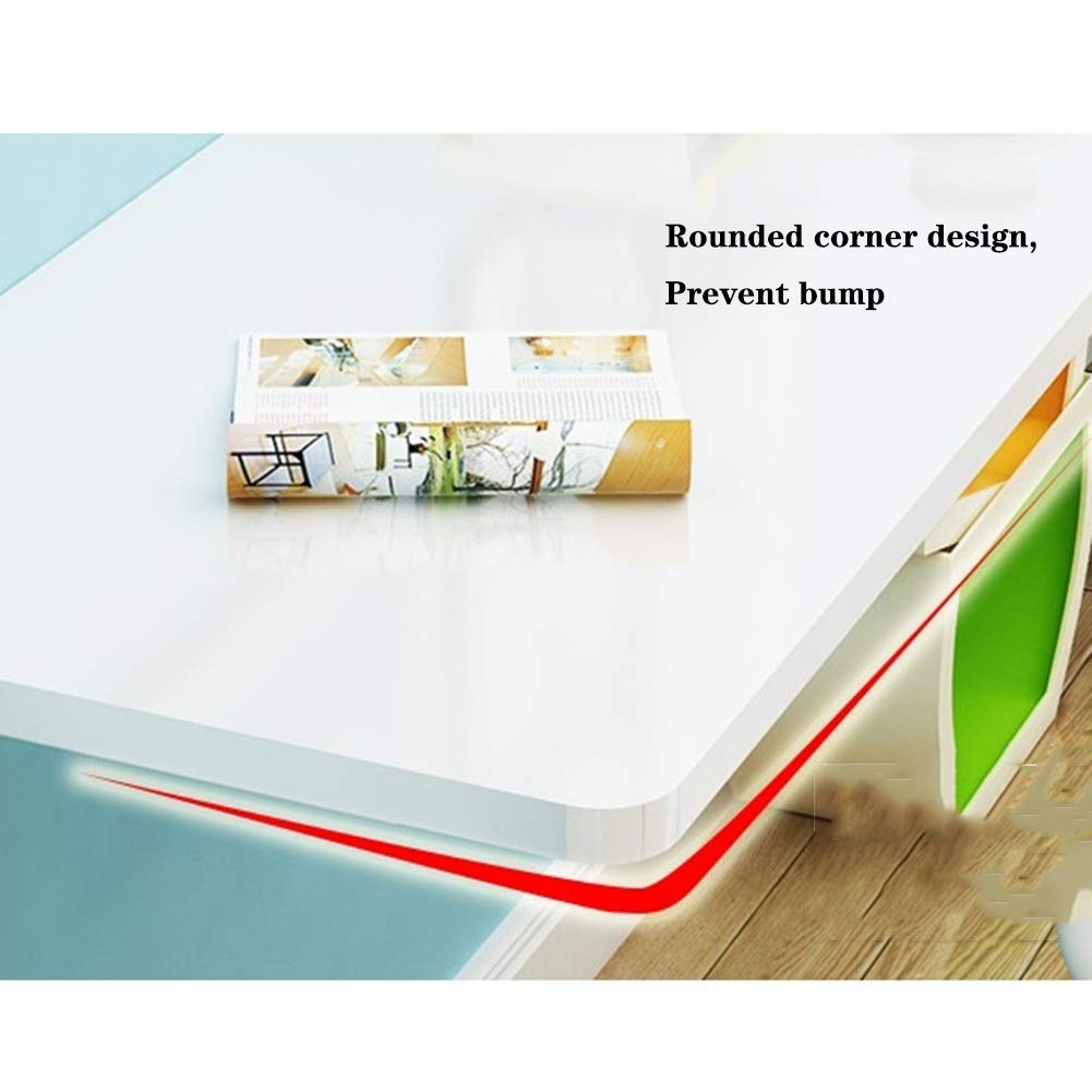 HUAHUA Wall-Mounted Drop-Leaf Folding Table - Space-Saving Kitchen & Dining Desk, Home Office Workstation with 80x50cm White Surface | Perfect for Small Apartments, Dorms & Compact Workspaces