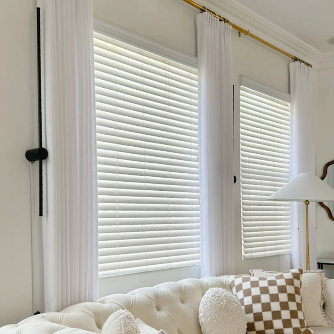 Pinch Pleated Blackout Curtains - 100% Linen Custom Drapes in Grey & Beige | Modern Thermal Insulated Window Treatments for Living Room & Bedroom