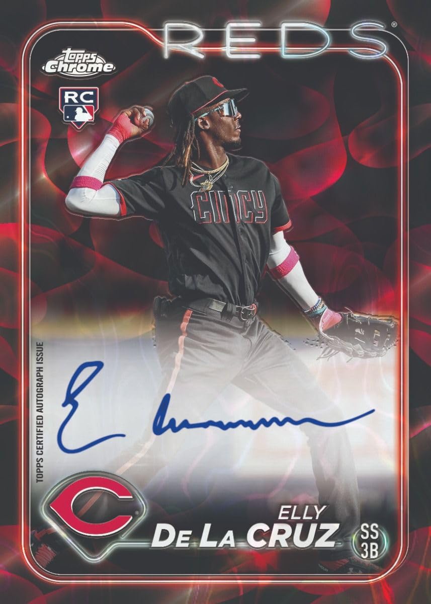 2024 Topps Chrome Update Series Baseball Hobby Box - 1 Autograph Guaranteed per Box | Collectible Trading Cards for Baseball Fans & Sports Memorabilia Enthusiasts