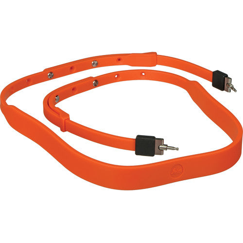 Leica Silicone Wrist Strap (Orange/Red) - Durable Camera Wristband for DSLR, Mirrorless & Action Cameras - Perfect for Travel, Hiking & Outdoor Photography