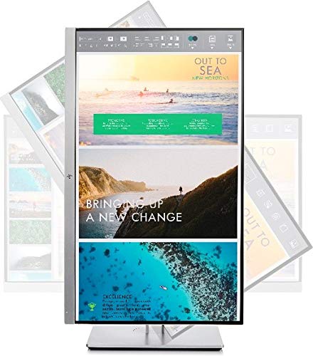 HP EliteDisplay E233 23-Inch Full HD IPS Monitor - 1920x1080 Resolution, Adjustable Stand, VESA Mountable - Perfect for Home Office, Gaming & Professional Workstations