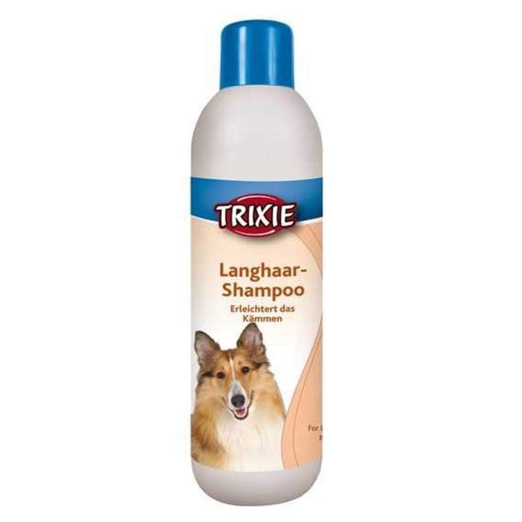 Trixie Long Hair Shampoo for Dogs - 250ml | Gentle Cleansing & Conditioning Formula for Long Coated Breeds | Perfect for Grooming, Detangling & Maintaining Healthy Coat