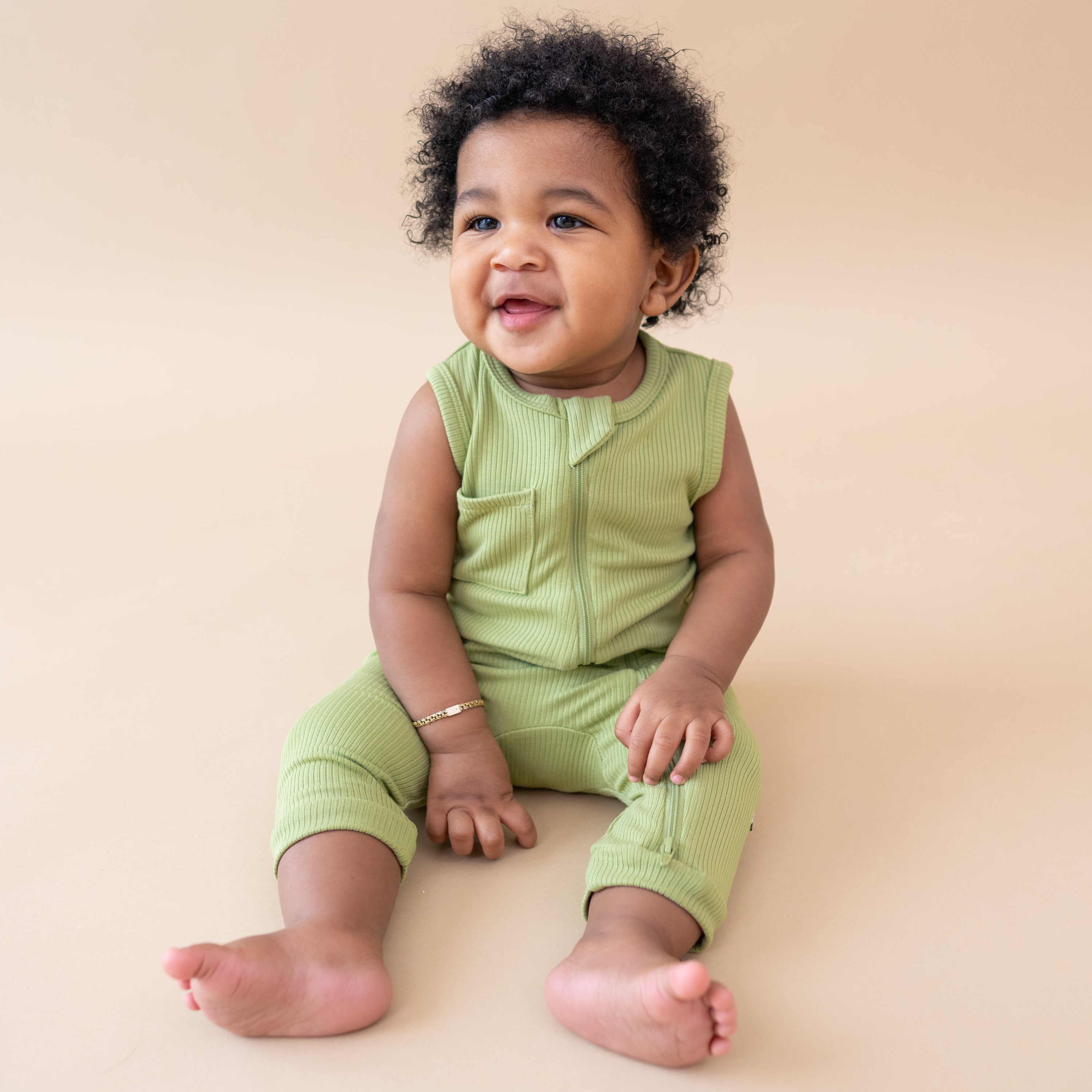 Honu Ribbed Zippered Sleeveless Romper Jumpsuit - Stylish Summer Outfit for Beach Vacation, Date Night & Casual Wear