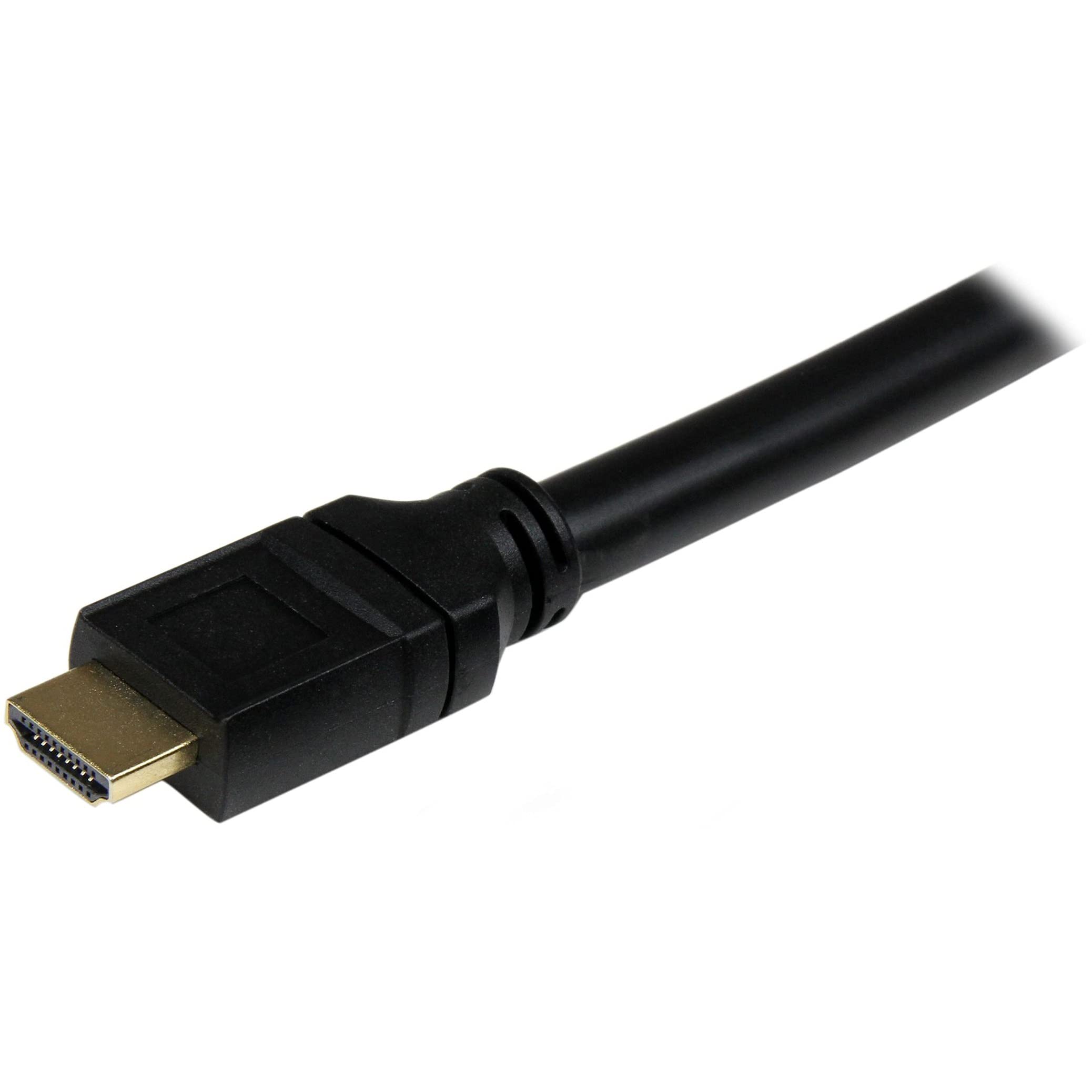 StarTech.com 50ft Plenum Rated HDMI Cable - 4K High Speed HDMI Cord with Ethernet, 4K30 UHD, 10.2Gbps, HDCP 1.4, In-Wall Installation - Perfect for Home Theater, Gaming, and Office Presentations (HDPMM50)