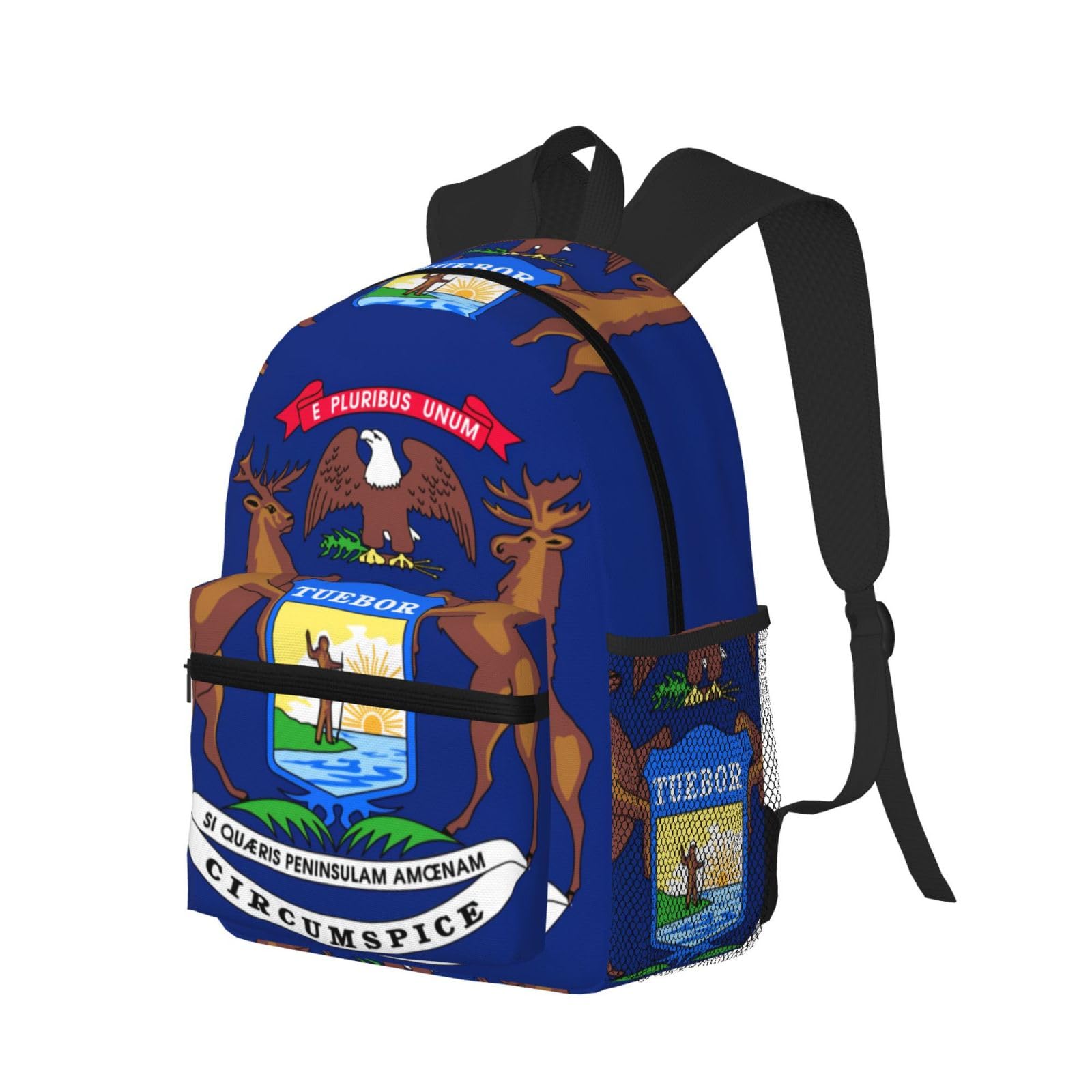 LSZJSGQ Polish Flag Print Casual Backpack for Women & Men - Lightweight Travel Daypack, Durable Gym Backpack, School Book Bag - Perfect for College, Hiking, Work Commute & Everyday Use