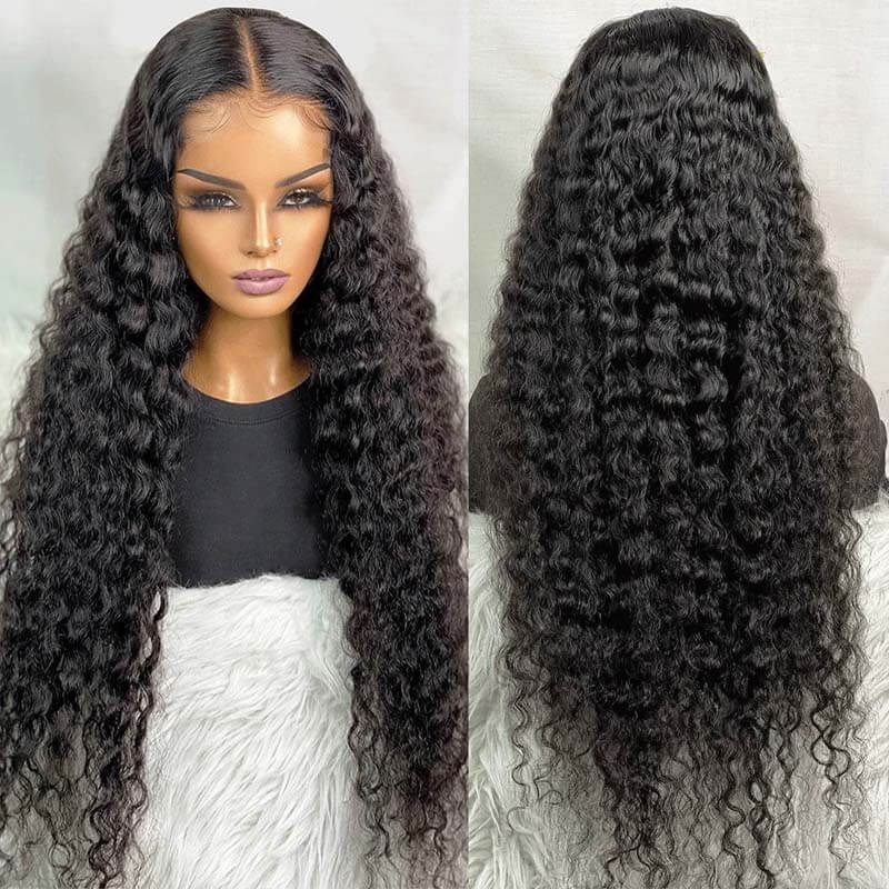 Eullair No-Sew 5x5 13x4 13x6 Lace Front Wigs - Straight/Body Wave/Deep Wave/Curly Human Hair 200% Density | Perfect for Daily Wear, Parties & Special Occasions