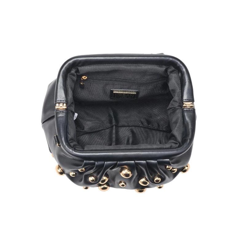 Carey Studded Clutch Bag in Black - Elegant Evening Purse for Women | Perfect for Parties, Weddings & Night Out