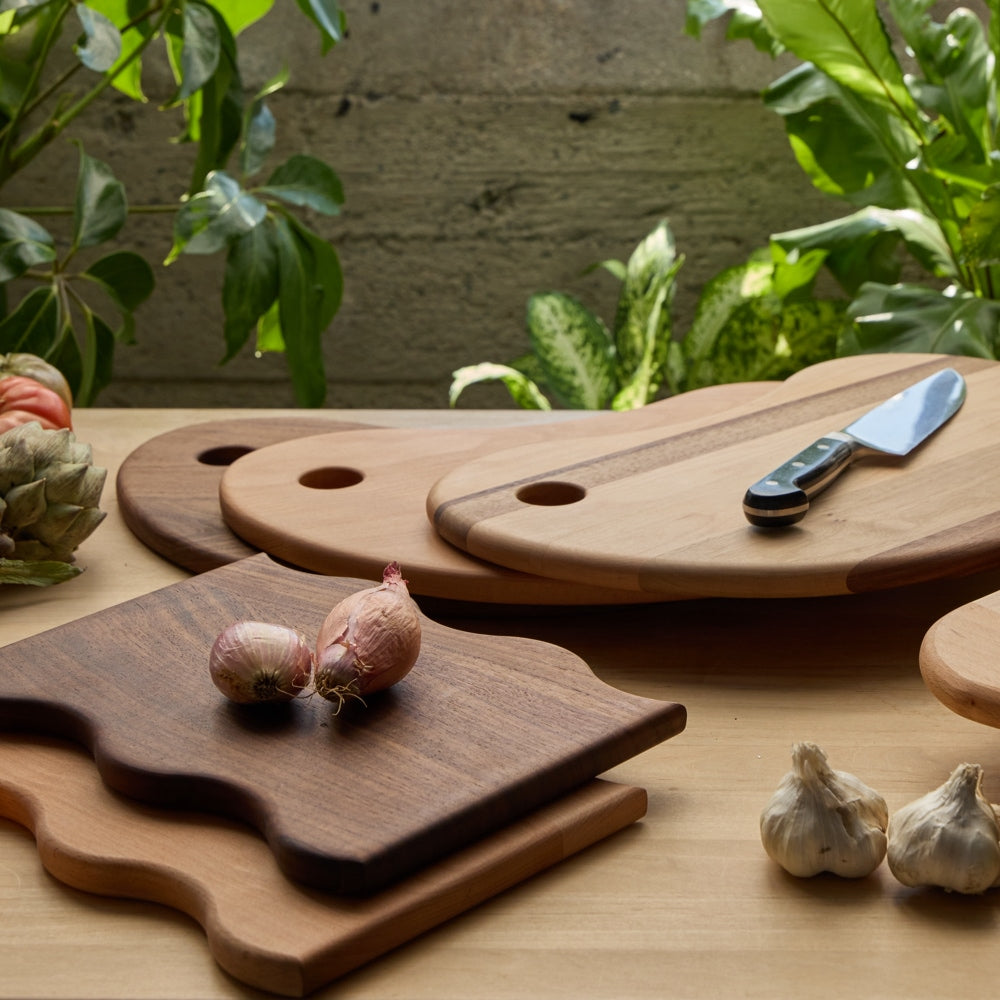 Eco-Friendly Zero Waste Cutting Boards for Kitchen - Sustainable Wooden Chopping Boards for Fruits, Vegetables & Meat - Perfect for Home Cooking & Meal Prep