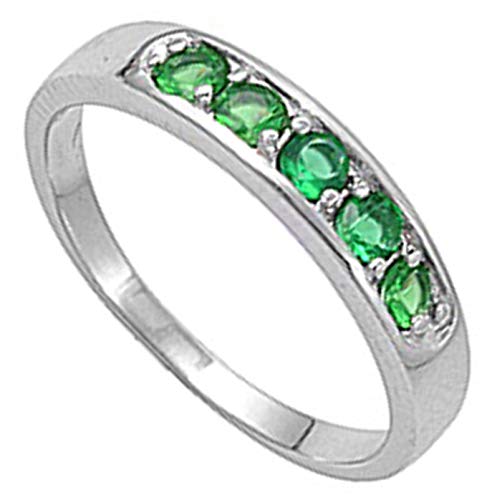 Sterling Silver Statement Ring with Accent - Choose Your Color | Elegant Jewelry for Women, Perfect for Parties, Weddings & Everyday Wear