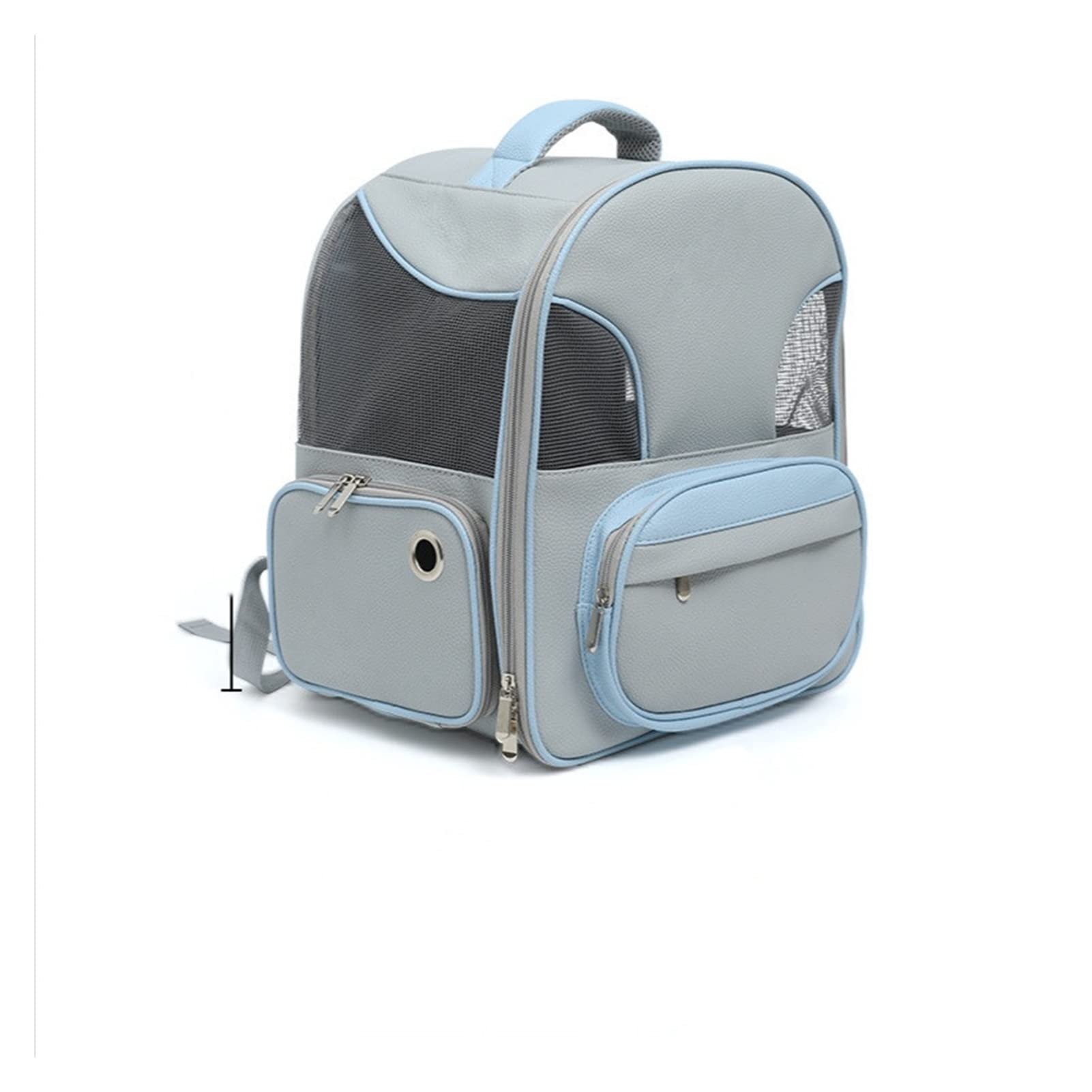 Premium Pet Backpack for Cats & Dogs - Large Space, Portable & Durable Carrier for Travel, Hiking & Outdoor Adventures (Blue)