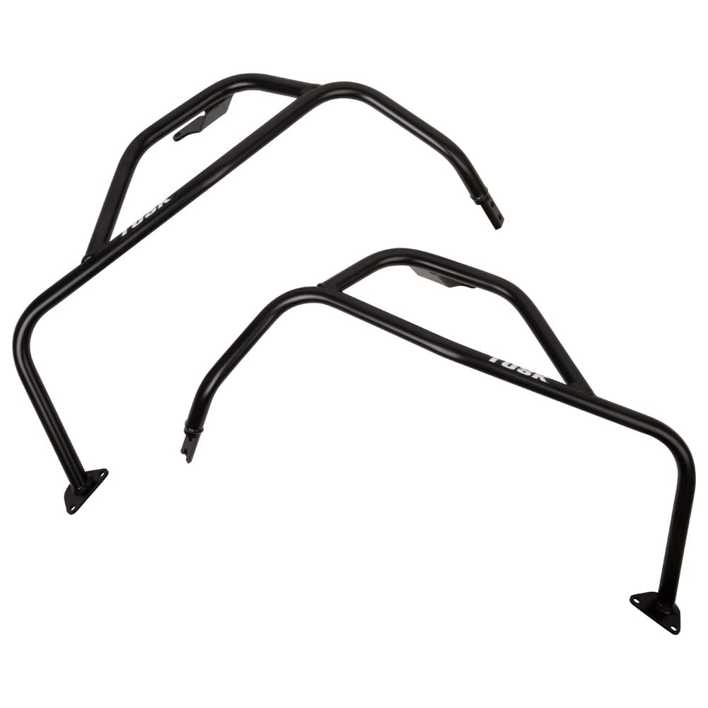 Tusk Crash Bars - Black Engine Guards for Kawasaki KLR650 (2022-2025) | Motorcycle Protection for Off-Road & Adventure Riding
