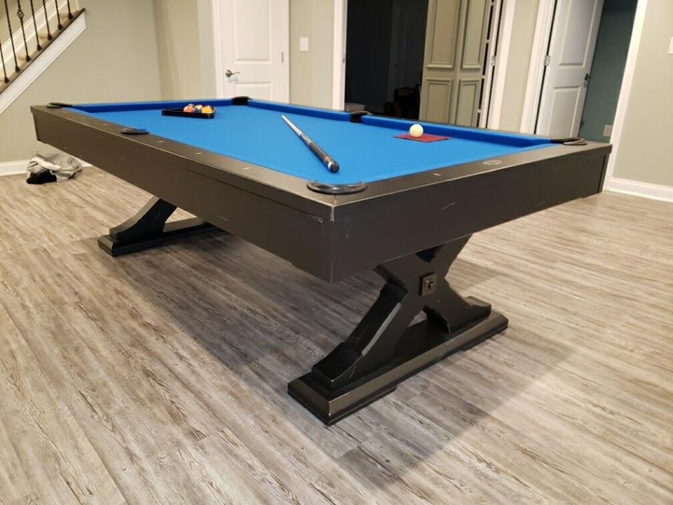 Olhausen Tustin Pool Table - Premium 8-Foot Billiard Table for Home & Game Room | Perfect for Family Fun & Professional Play