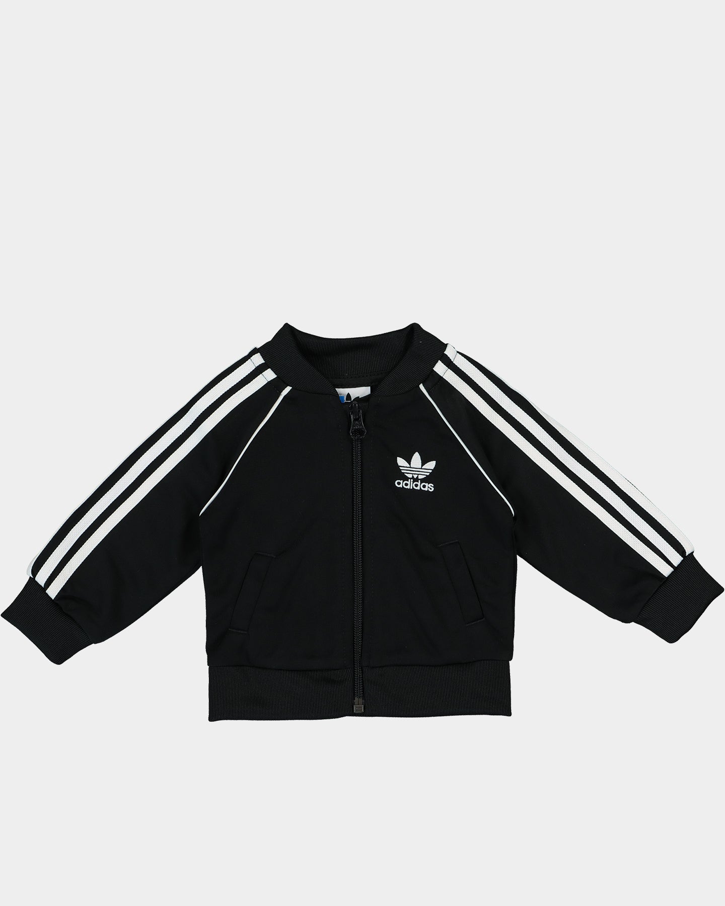 Adidas Infant SST Track Suit - Black & White Athletic Outfit for Baby Boys & Girls - Perfect for Playdates, Sports & Casual Wear