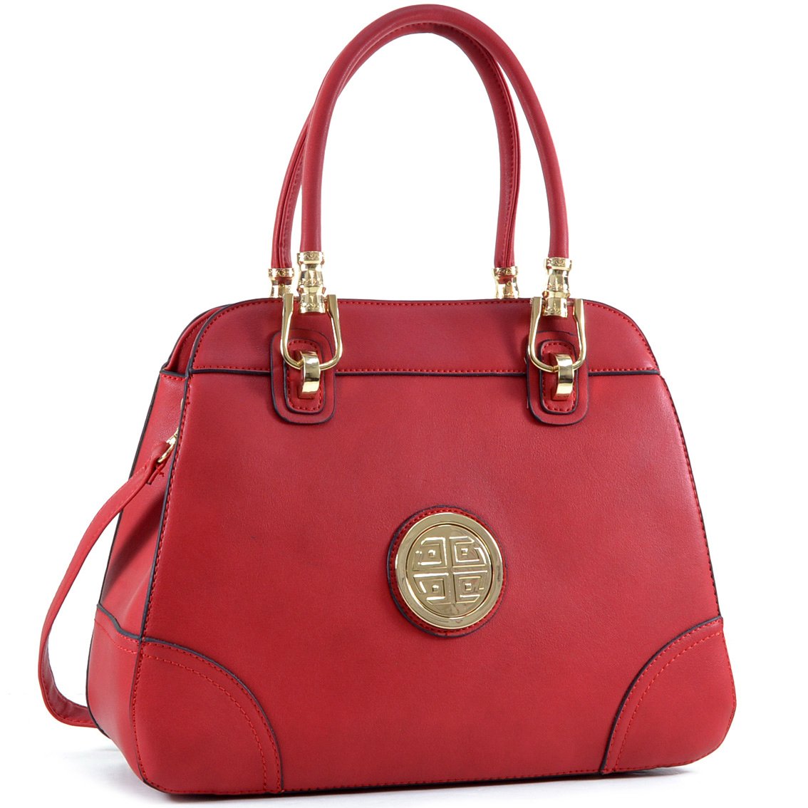 Dasein Women's Satchel Handbag - Red for Work & Travel