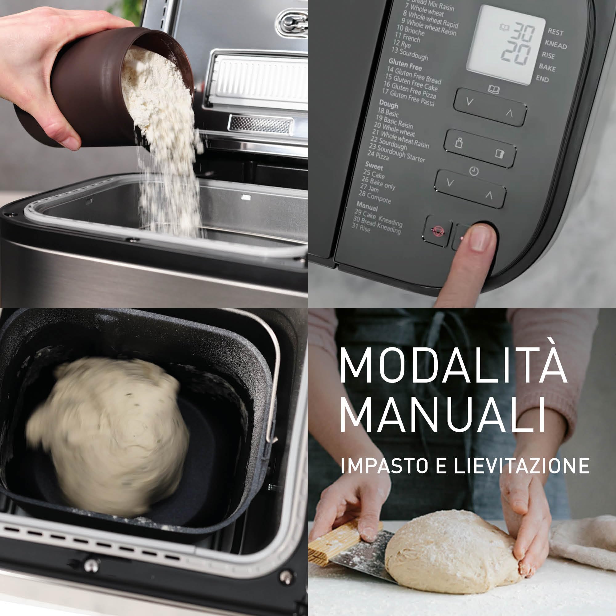 Panasonic SD-YR2550SXE Bread Maker with 31 Baking Programs, Yeast & Nut Dispenser, 13-Hour Digital Timer - Perfect for Homemade Bread, Pizza, Gluten-Free Baking, Cakes & Jams - Ideal for Kitchens, Bakeries & Healthy Living