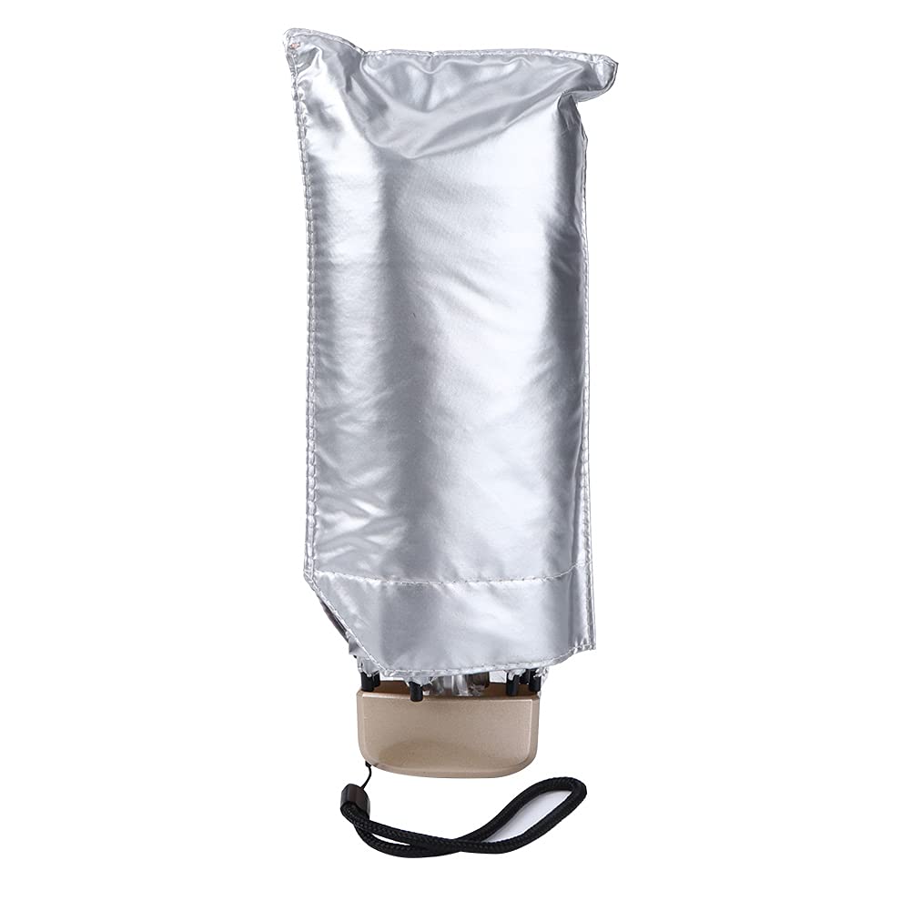 Compact 5-Fold UV Protection Umbrella for Women - Portable Sun & Rain Umbrella with Windproof Design - Perfect for Outdoor, Travel, and Daily Commute