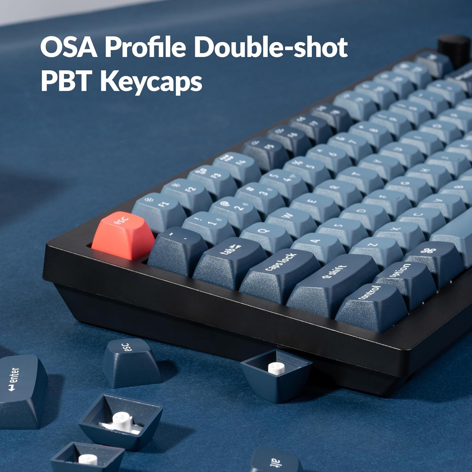 Keychron V3 Max 80% Wireless Custom Mechanical Keyboard with Knob - QMK/VIA Programmable, Hot-Swappable Gateron Jupiter Banana Switches, Bluetooth 5.1/2.4GHz/Wired RGB Backlit - Compatible with Mac & Windows - Perfect for Gaming, Coding & Office Work