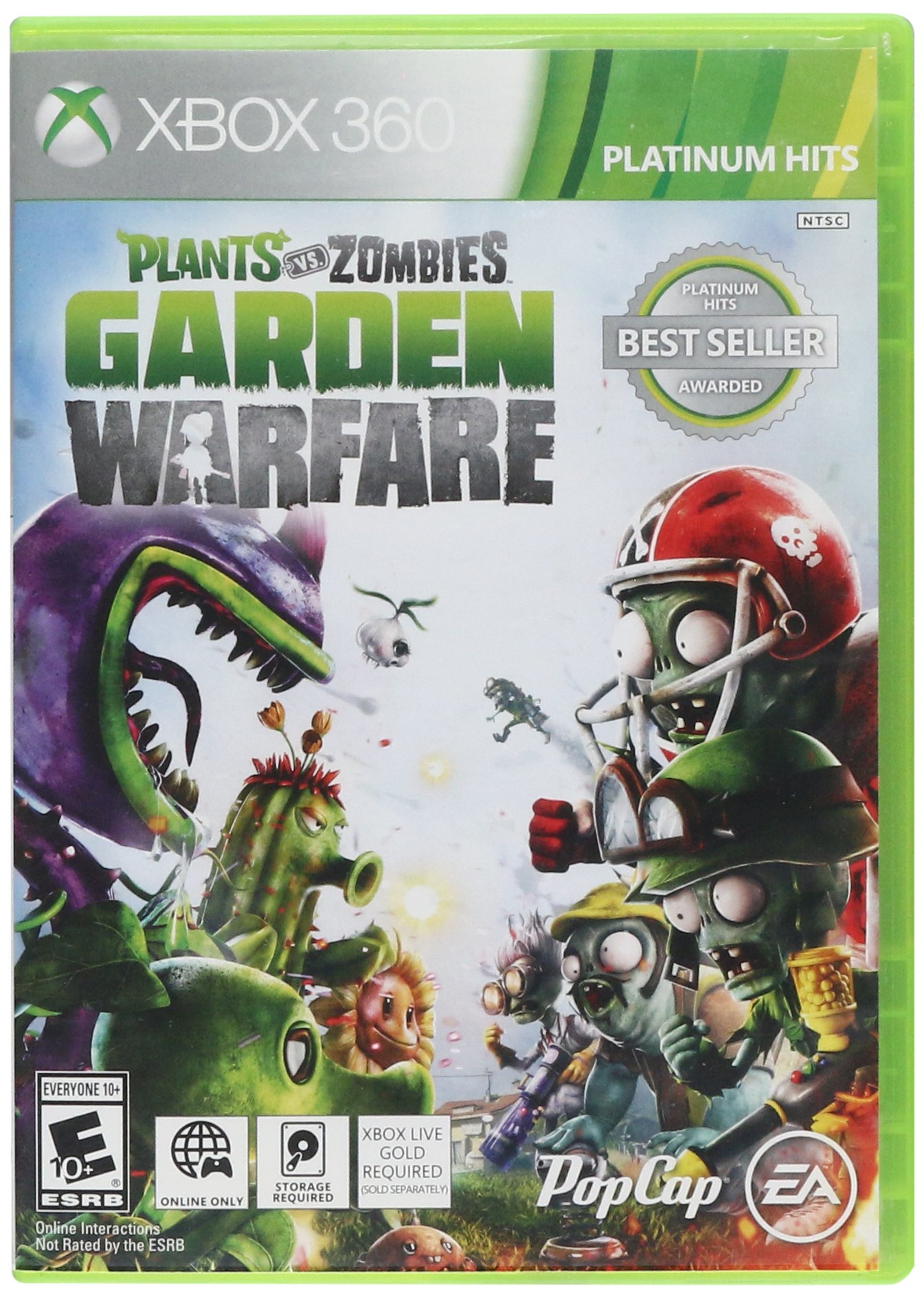 Plants vs Zombies Garden Warfare - Xbox 360 Game with Online Multiplayer | Battle Zombies in Your Garden | Perfect for Family Game Nights & Competitive Play