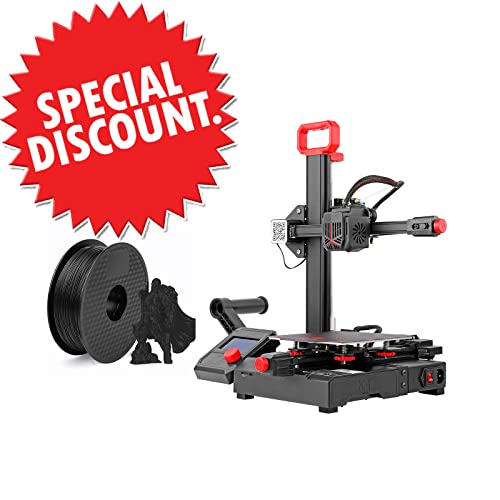 Creality Ender 2 Pro Plus 3D Printer with 1.75mm Black PLA Filament - Perfect for Home DIY Projects, Prototyping & Educational Use