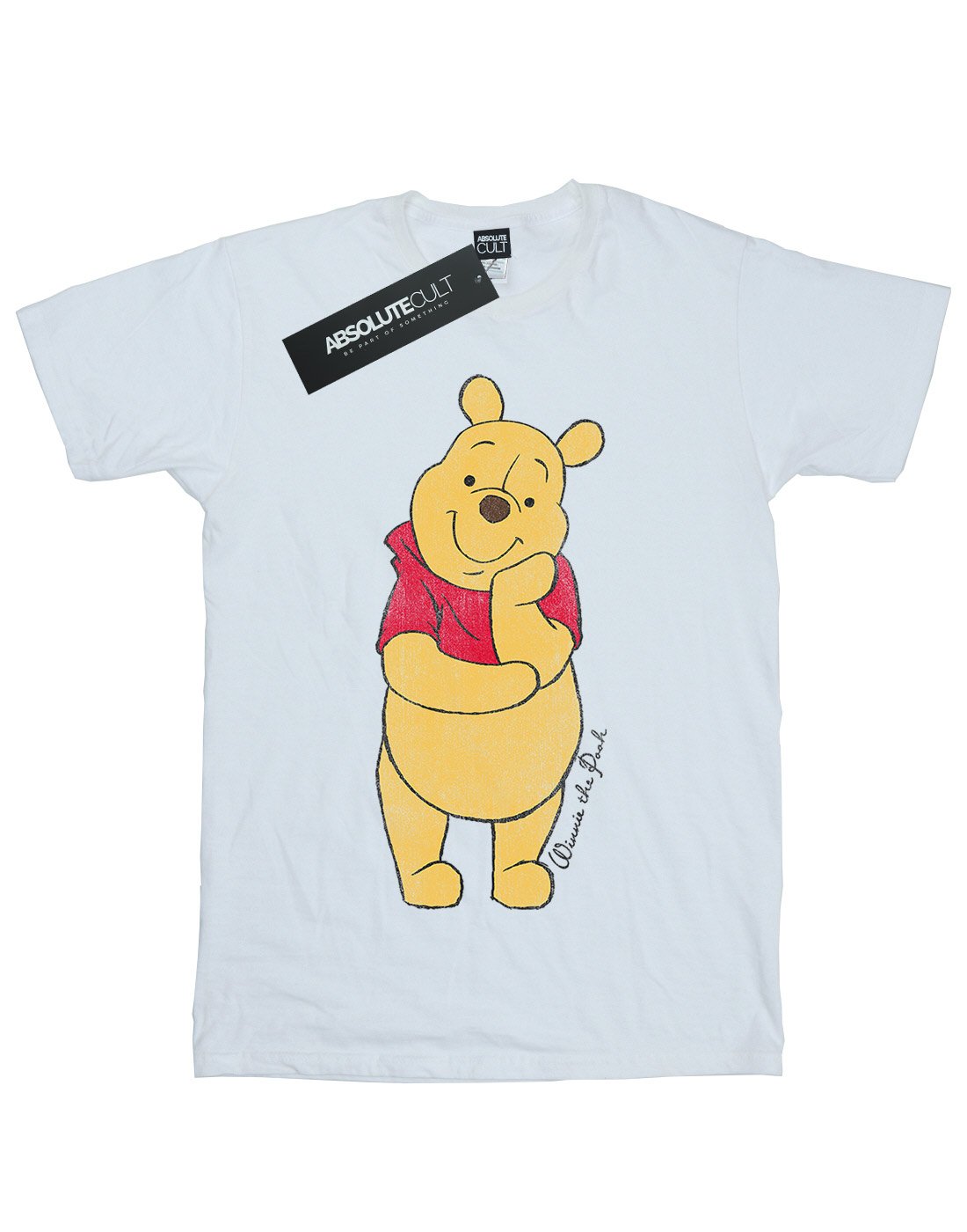 Disney Classic Winnie The Pooh Boys T-Shirt for Kids 9-11 Years - Soft Cotton White Tee for Casual Wear, School & Playdates