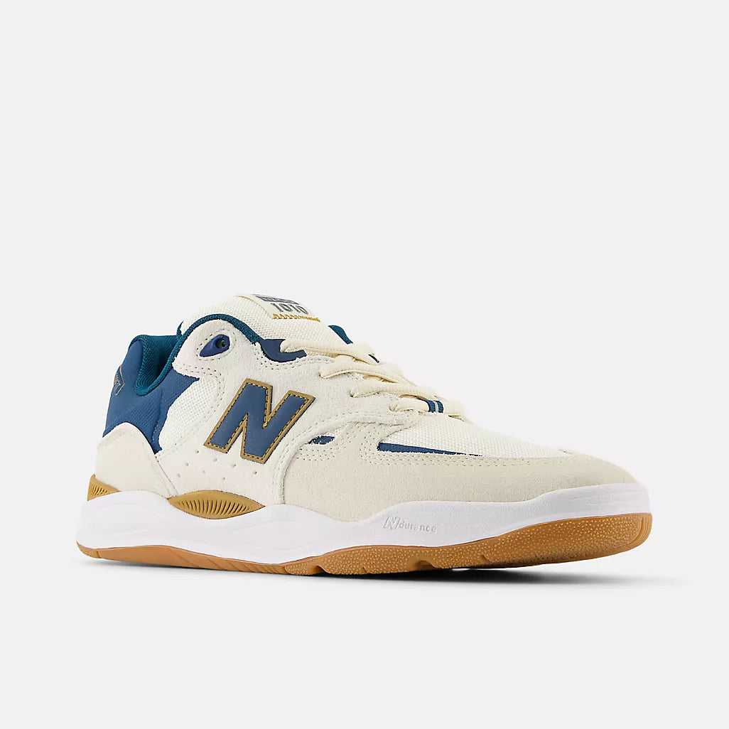 New Balance Numeric NM1010BL Tiago Lemos Skate Shoes - Sea Salt/Teal Color | Durable & Comfortable for Street Skating & Casual Wear