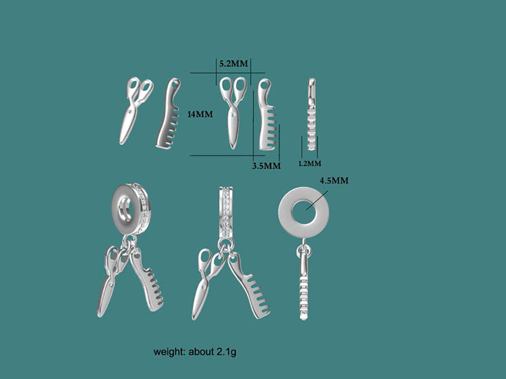 925 Sterling Silver Charms Beads for Pandora Bracelets & Necklaces - Elegant Jewelry Gifts for Women, Perfect for Birthdays, Anniversaries and Everyday Wear
