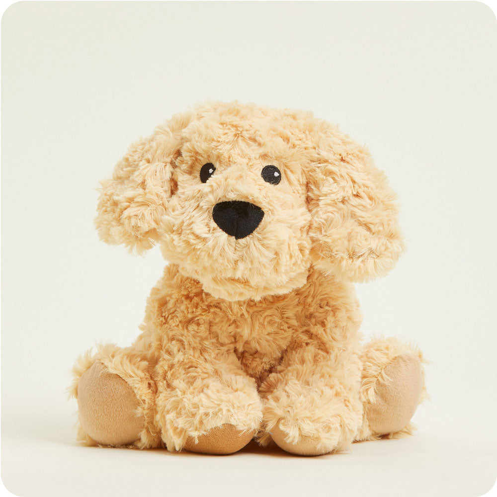 Unscented Golden Dog Warmies - Cozy Pet Heating Pad for Small & Medium Dogs - Perfect for Cold Weather & Arthritis Relief