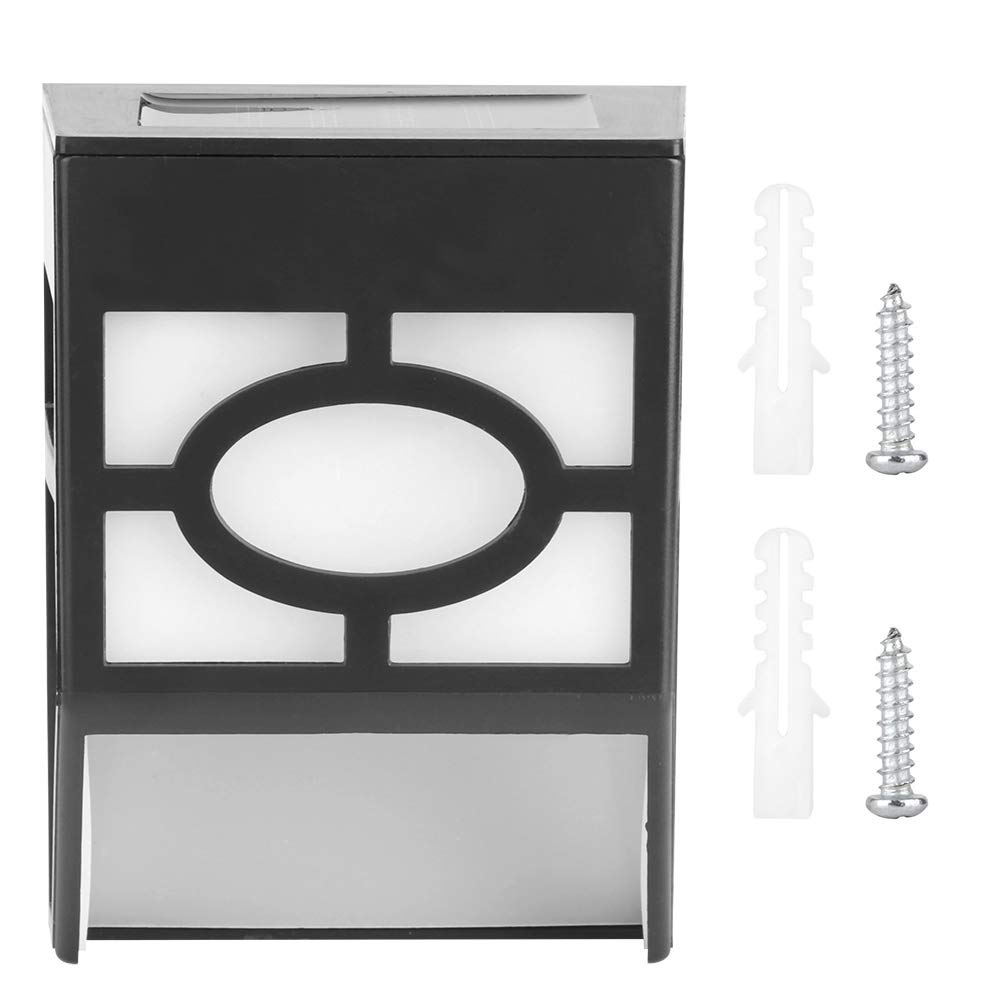 Solar Powered Outdoor Wall Light - Waterproof LED Garden Lamp for Courtyard, Patio & Pathway Lighting | Energy-Efficient Solar Wall Sconce for Home & Landscape Decoration