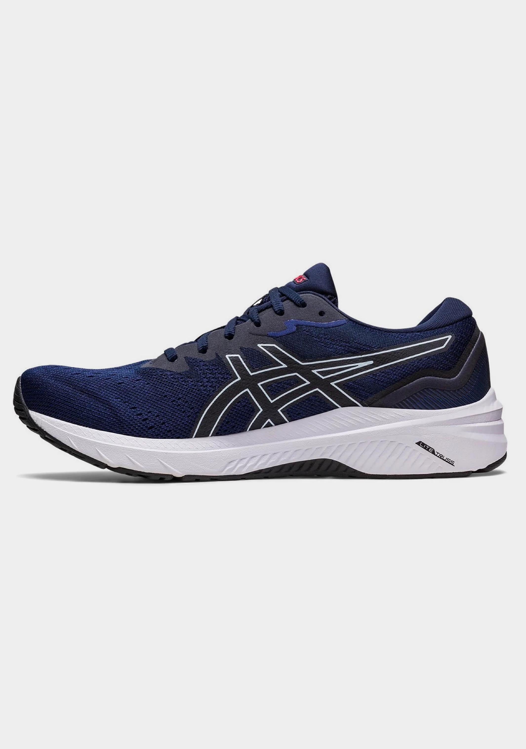 ASICS Men's GT-1000 11 Running Shoes - Midnight Blue (4E Wide Width) | Lightweight Cushioned Sneakers for Jogging, Gym & Daily Wear
