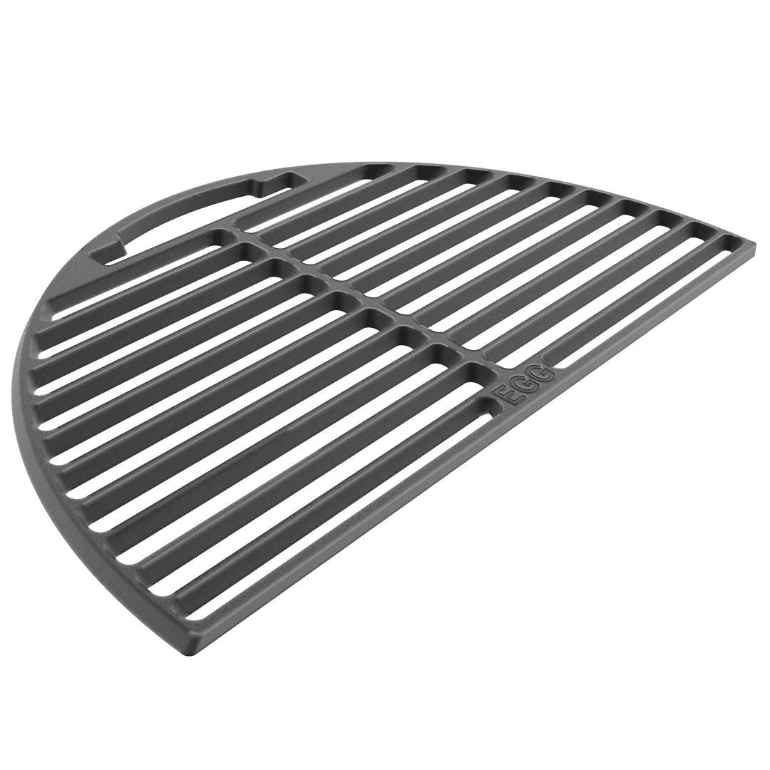 Big Green Egg XL Cast Iron Half Grid - Premium Grill Accessory for Smoking, Grilling & BBQ - Perfect for Outdoor Cooking & Backyard Gatherings
