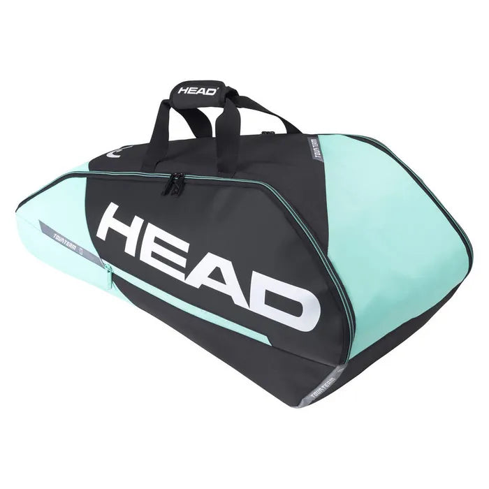 Head Tour Team Combi 6 Mint Tennis Bag - Premium Tennis Equipment for Players & Coaches | Perfect for Tournaments, Training & Gym Use