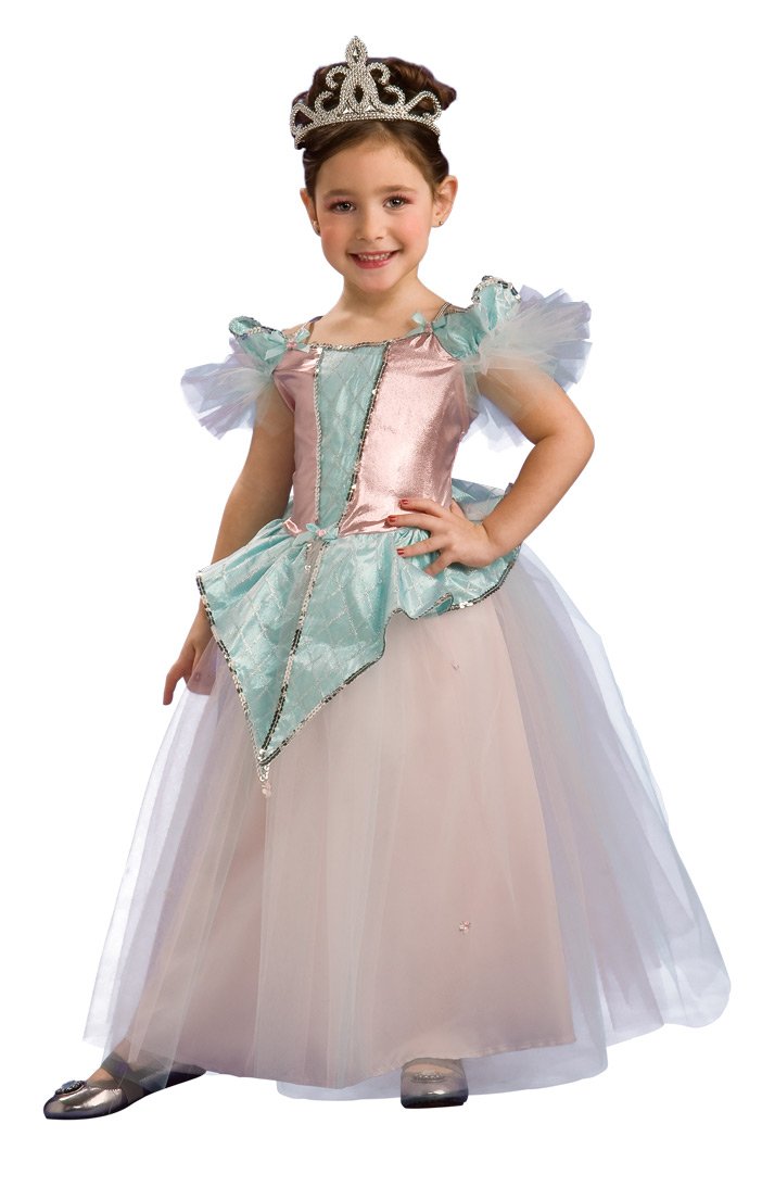 **Cotton Candy Princess Costume for Girls - Pink Fluffy Dress with Tutu Skirt & Tiara - Perfect for Halloween, Birthday Parties & Dress-Up Play**