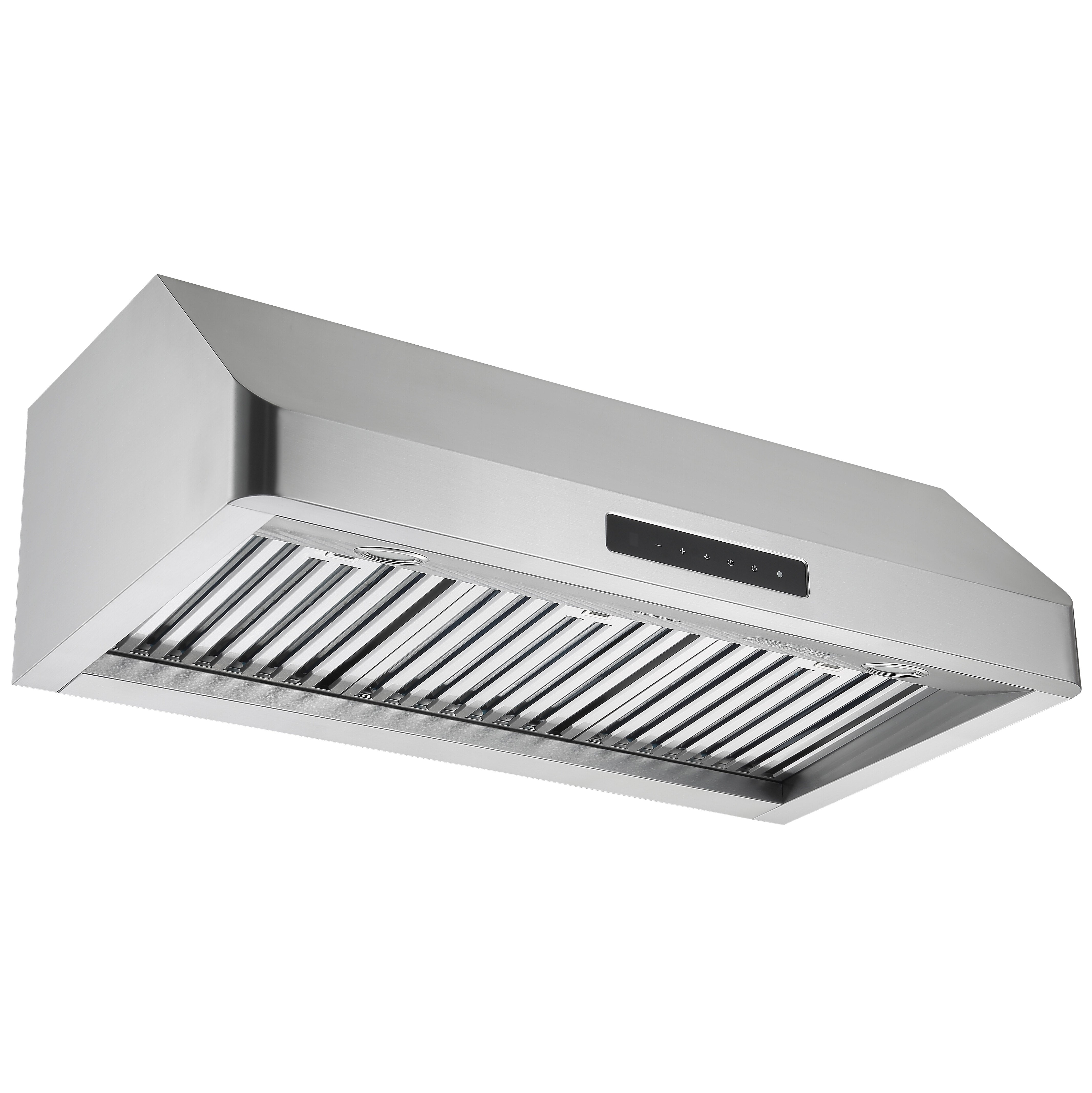 36 Inch Stainless Steel Pro Series Turbo Under Cabinet Range Hood with Night Light - Powerful Kitchen Ventilation for Smoke & Odor Removal - Perfect for Home Cooking, Grilling & Baking