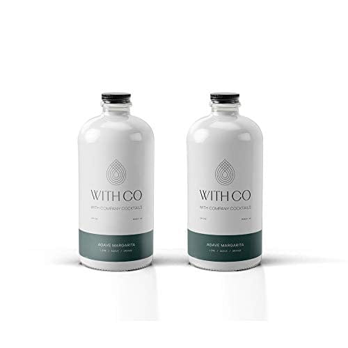 2-Pack Withco Agave Margarita Cocktail Mixer - Makes 20 Drinks with Fresh Lime & Orange Flavor | Just Add Tequila or Mezcal | Perfect for Parties, BBQs & Summer Gatherings