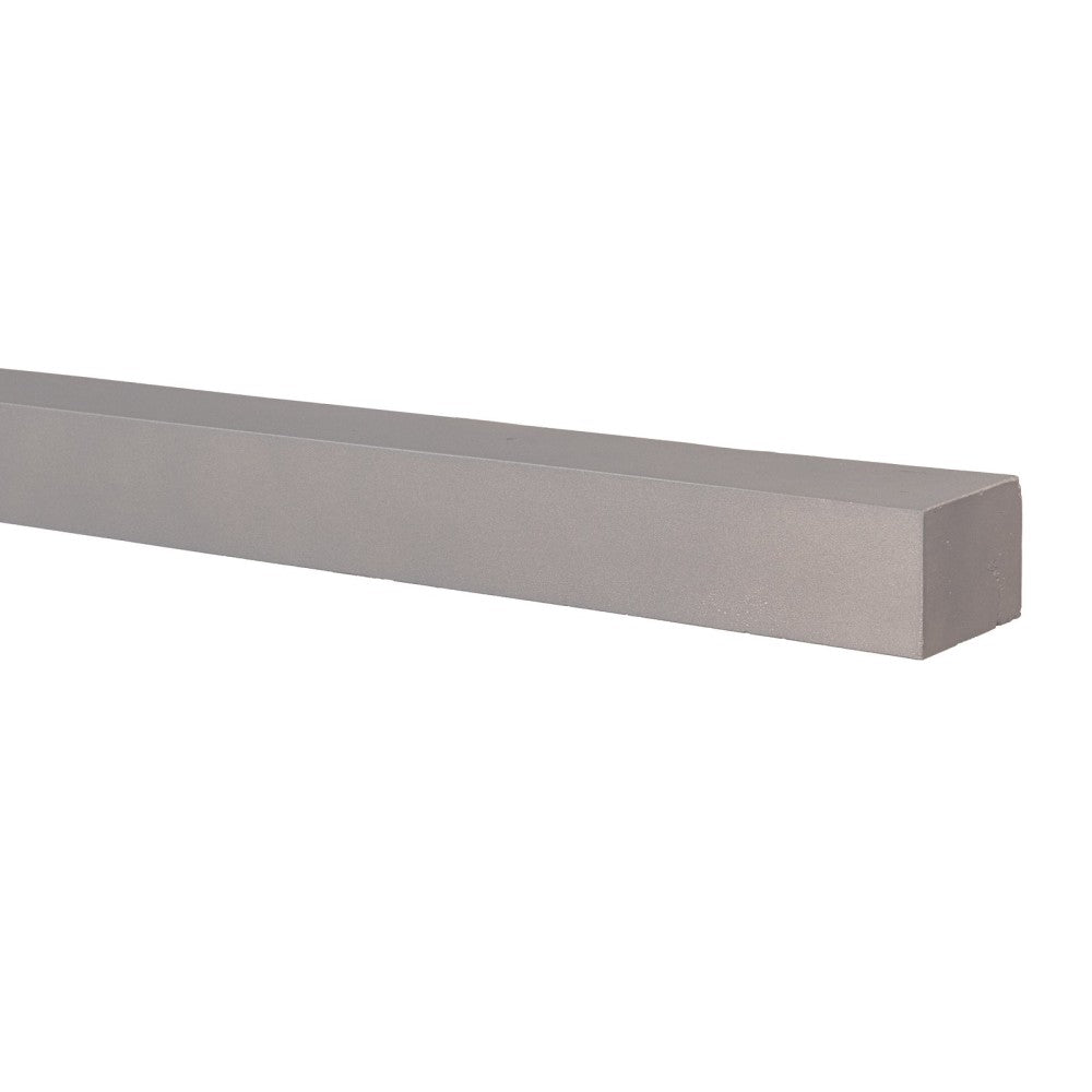 Lexington Hearth Horizon Concrete Faux Wood Fireplace Mantel Shelf - Rustic Modern Decor for Living Room, Bedroom & Office