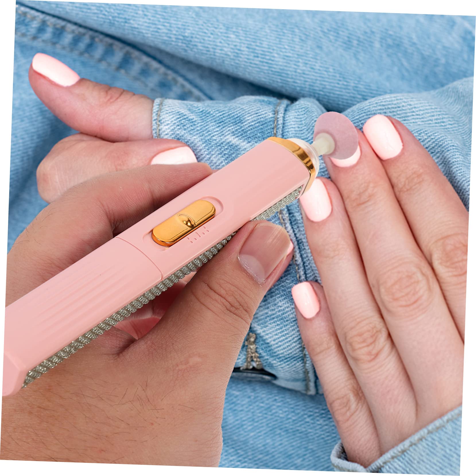 Minkissy 5-in-1 Cordless Electric Nail Drill Kit - Professional Manicure Tools for Acrylic Nails, Portable USB Rechargeable Nail Art Grinder & Filer - Perfect for Home Salon, Nail Art DIY & Professional Use