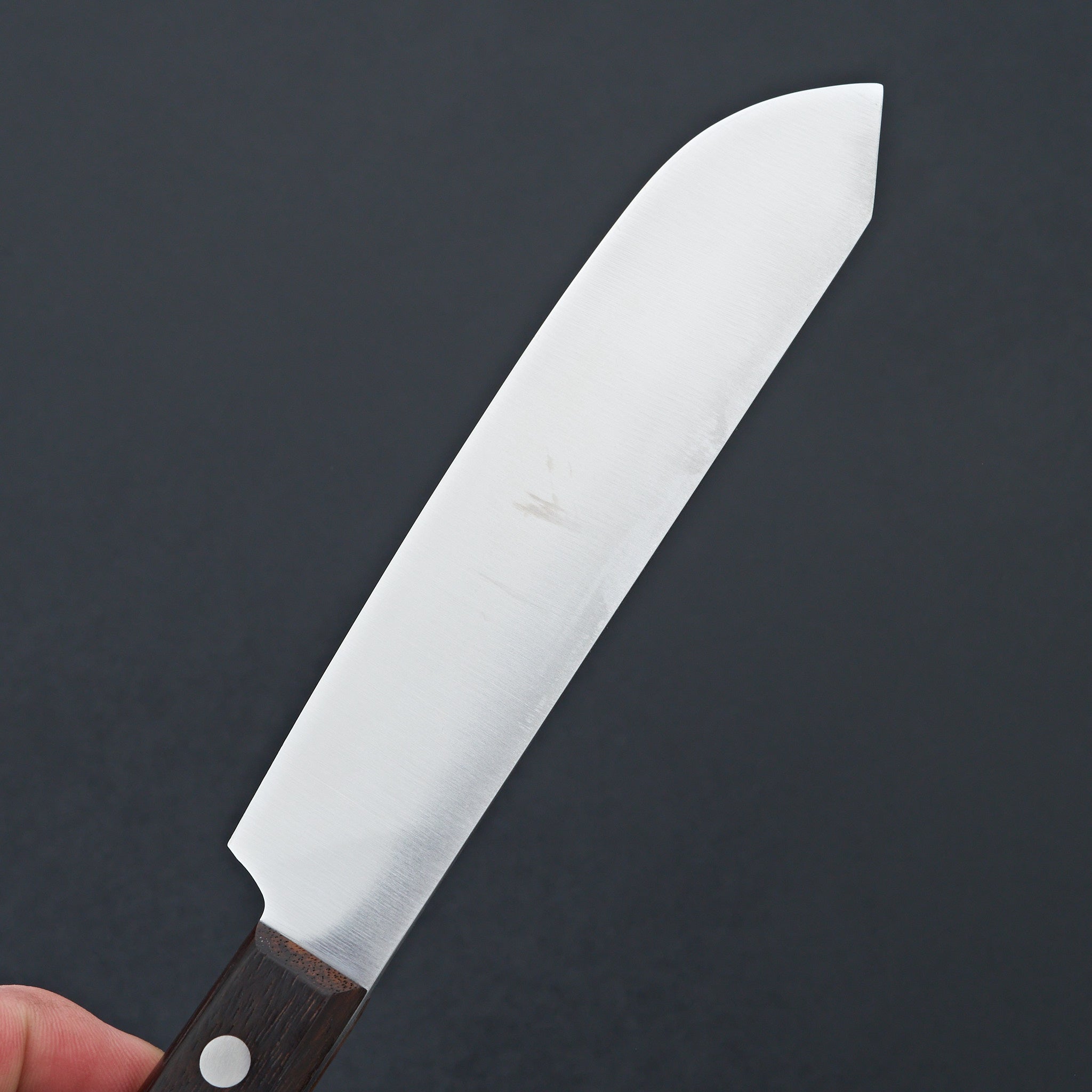 Hitohira SK Steel 150mm Butcher Knife with Wood Handle - No Bolster - Perfect for Meat Cutting, Sushi Preparation & Professional Kitchen Use