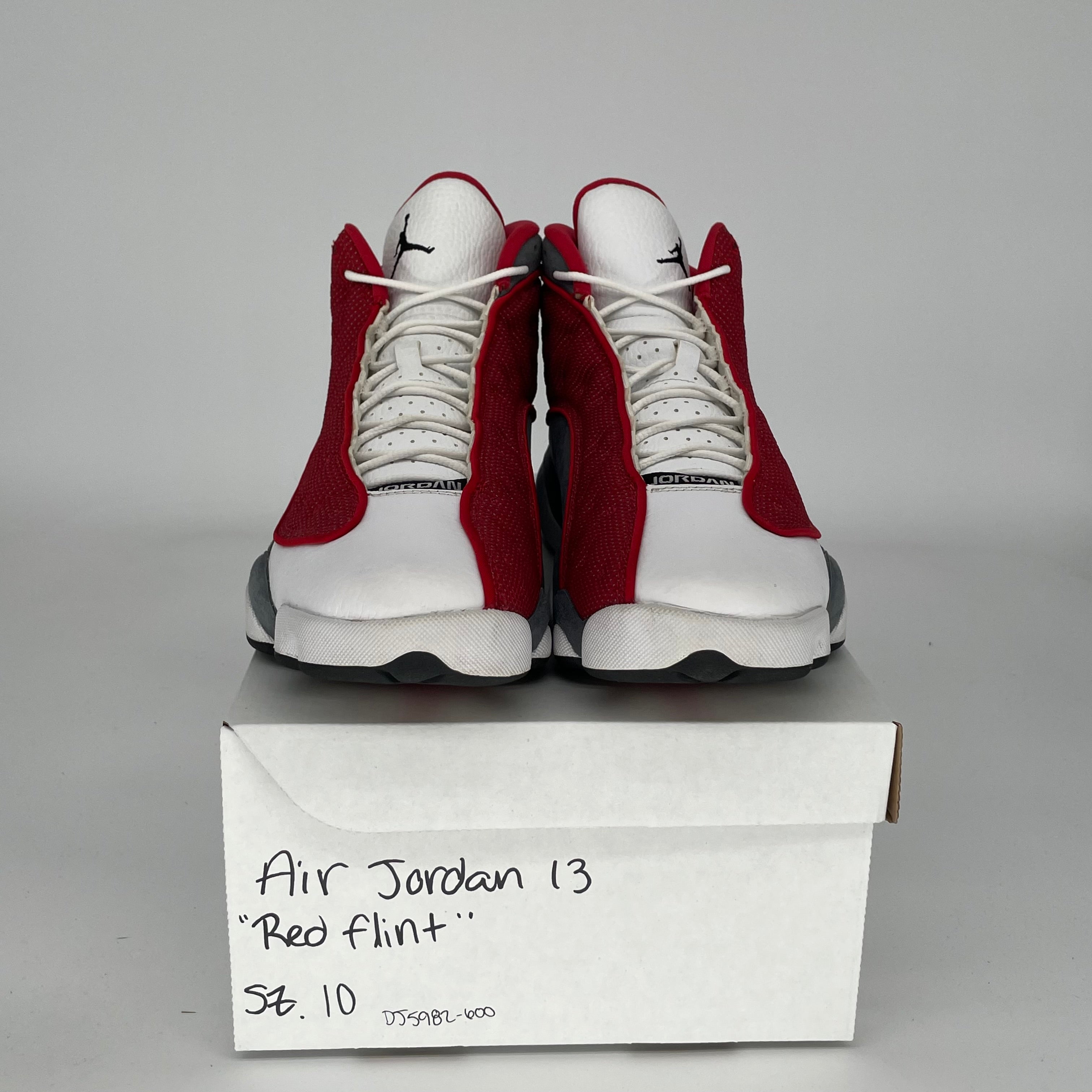 Original Air Jordan 13 Retro 'Red Flint' Basketball Shoes - Men's Size 10 (DJ5982-600) | Authentic Retro Sneakers for Basketball, Streetwear & Sneaker Collectors