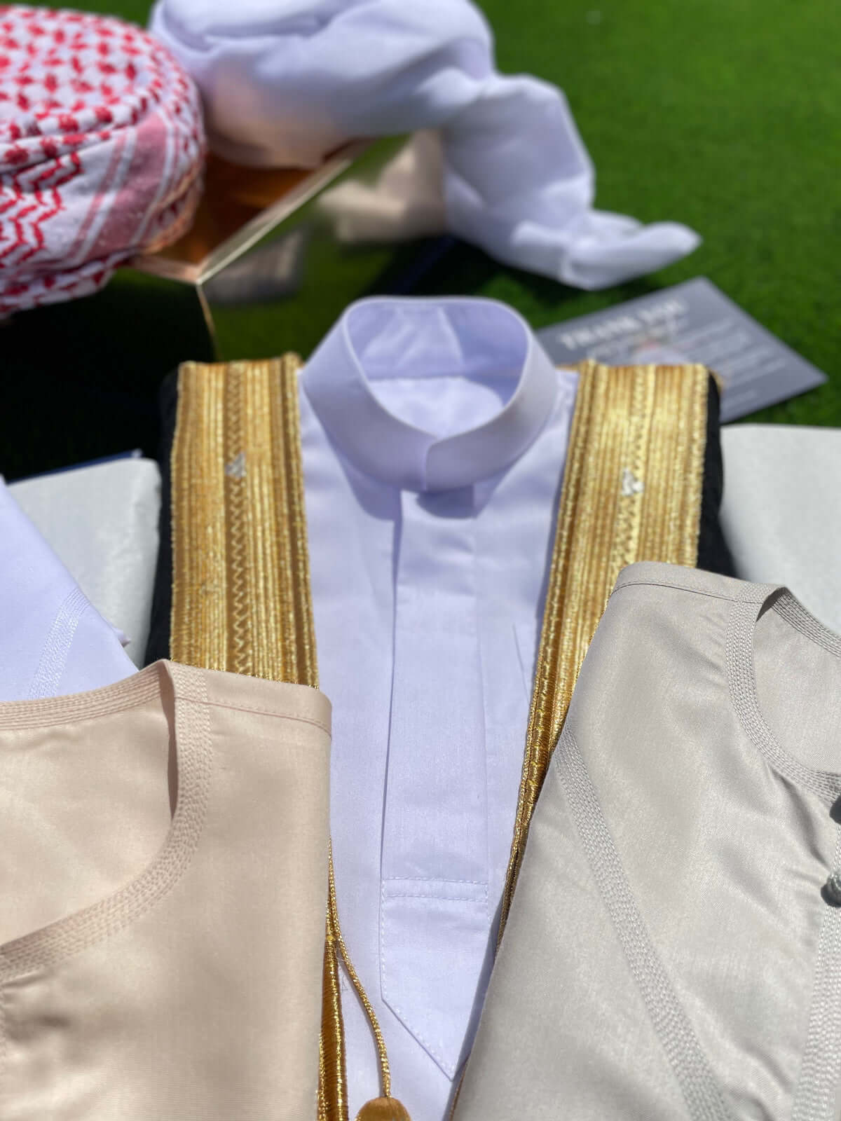 Premium My First Thobe Gift Set for Kids - Traditional Islamic Outfit for Eid, Ramadan & Special Occasions - Perfect for Boys' Religious Ceremonies & Family Celebrations