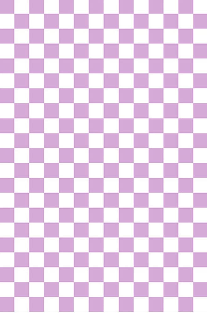 Soft Washable Checkered 5x7 Area Rug - Non-Slip Purple & White Modern Carpet for Living Room, Bedroom, Kitchen, Dining Room & Playroom | Fluffy Contemporary Home Decor for Cozy Spaces