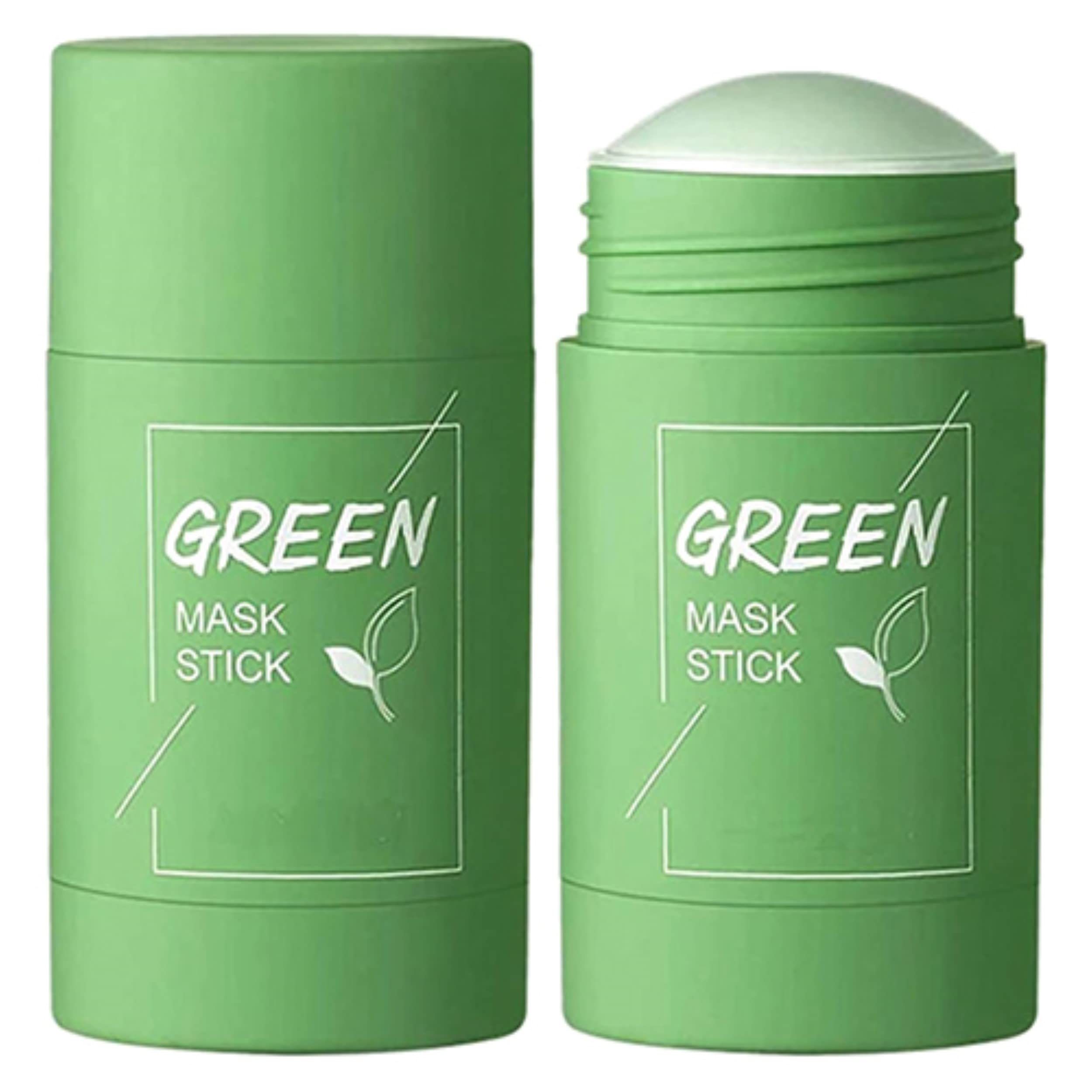 **Elecsera Green Tea Purifying Clay Stick Mask – Oil Control & Anti-Acne, Eggplant Solid Fine Cleansing Mud for Deep Pore Detox (40ml) | Portable Travel-Friendly Stick for Oily & Acne-Prone Skin**    *(Use Case: Perfect for on-the-go skincare, travel, gym bags, or quick deep cleansing at home to control shine and prevent breakouts.)*