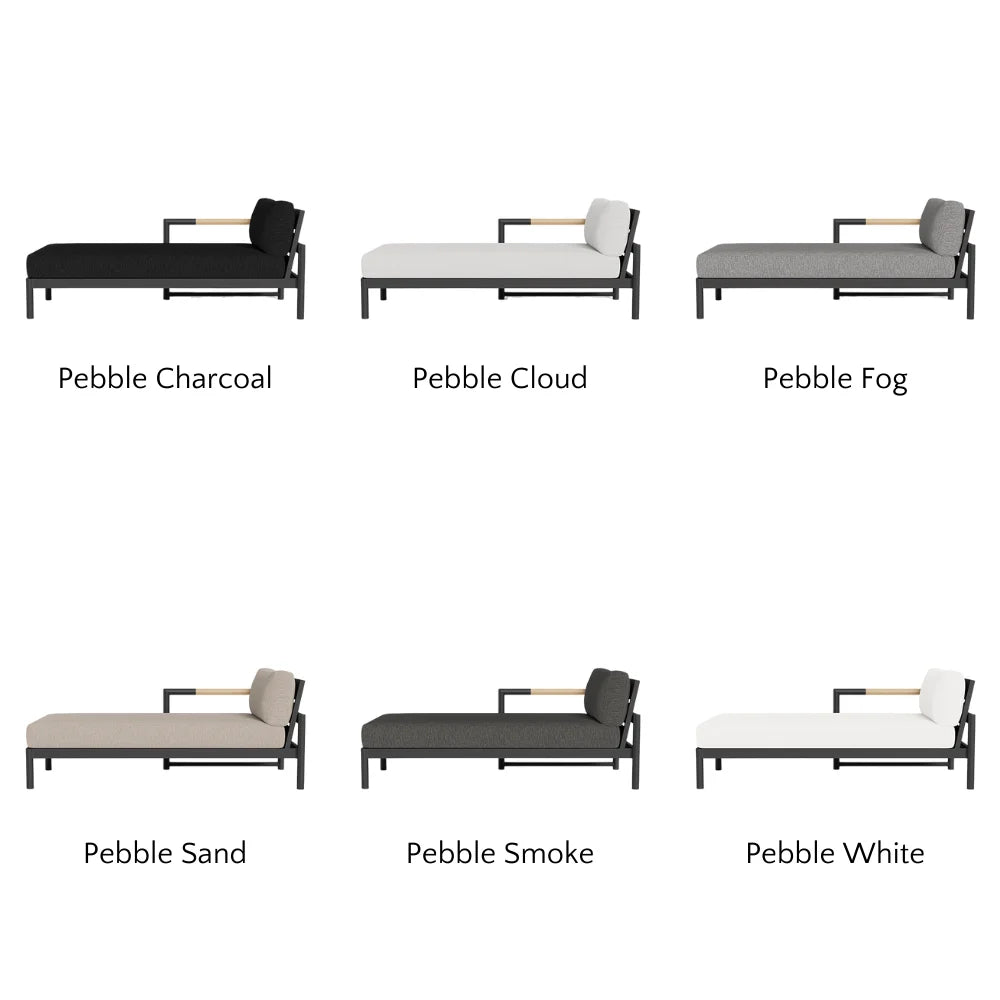 Breeze XL Outdoor Chaise Lounge Chair - Left Facing Patio Furniture for Poolside, Garden & Backyard Relaxation
