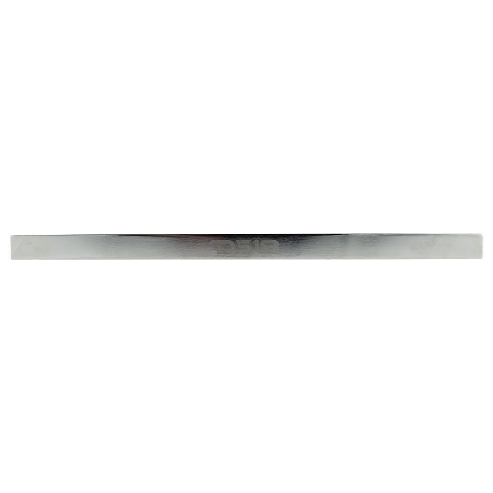 Heavy Duty Chrome Plated Copper Distribution Bar Block - 3x 1/0 GA & 15x 2/0 GA Terminals - Direct Bolt Down Type 19