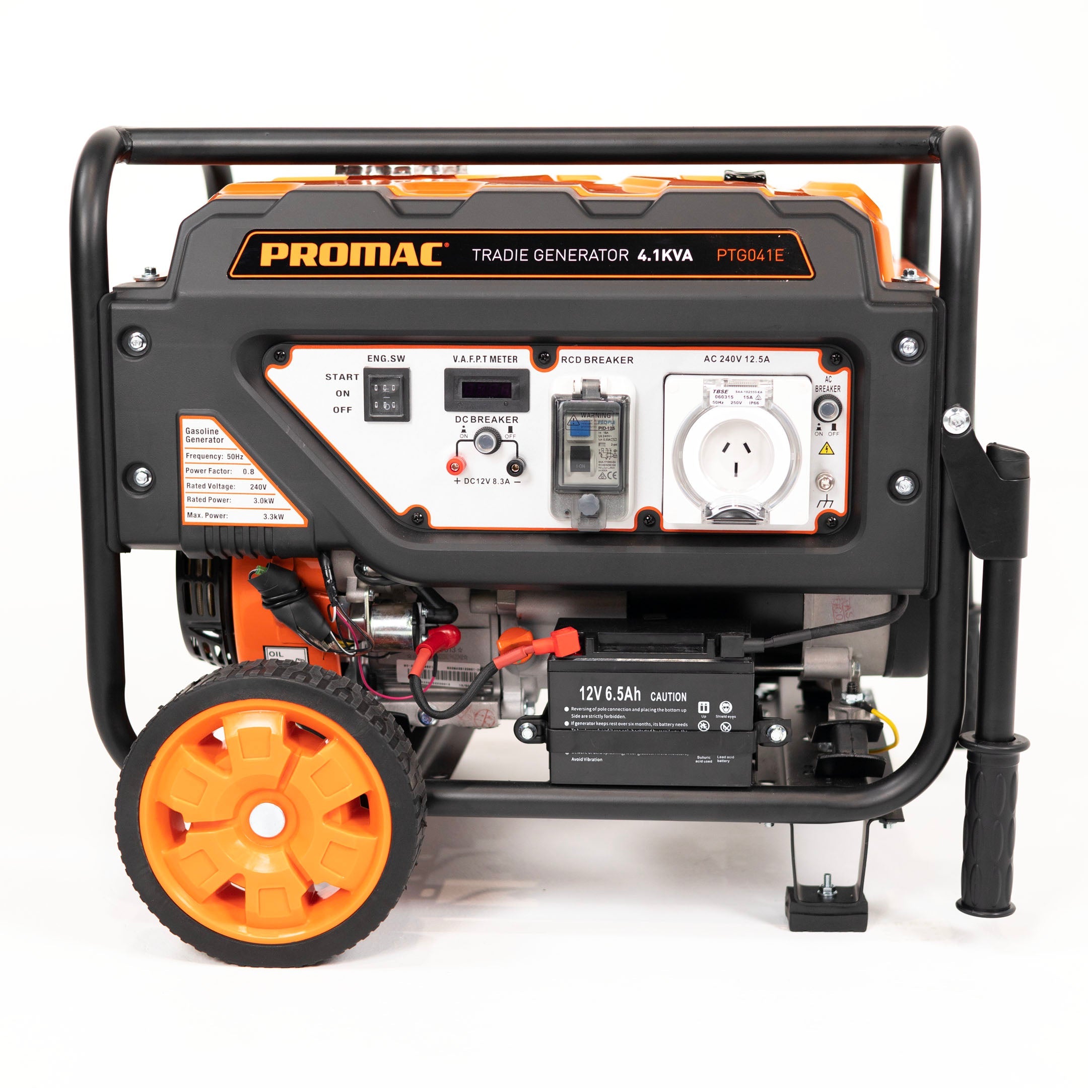 4.4KVA Portable Generator for Home & Job Site - Reliable Power Supply for Tools, Camping & Emergency Backup