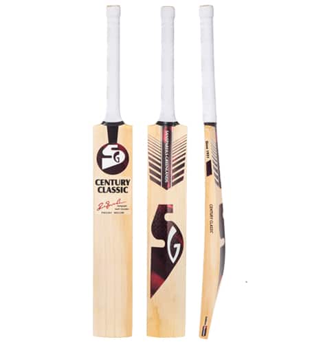 Premium SG Century Classic English Willow Cricket Bat - Handcrafted for Performance | Perfect for Professional Matches & Training Sessions