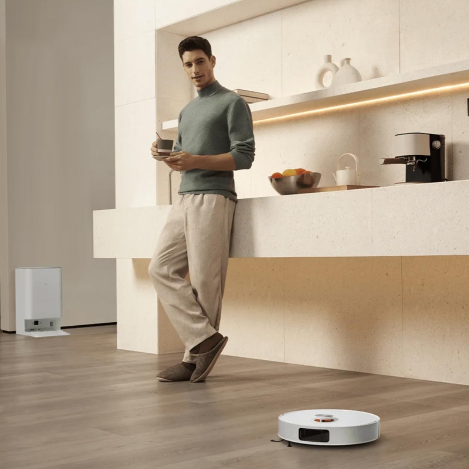 Xiaomi Robot Vacuum X20 Pro - 7000Pa Strong Suction, Self-Emptying & Auto Mop Cleaning with All-in-One Station, 160 Min Runtime, Smart App Control - Ideal for Hardwood Floors, Pet Hair & Large Homes Cleaning