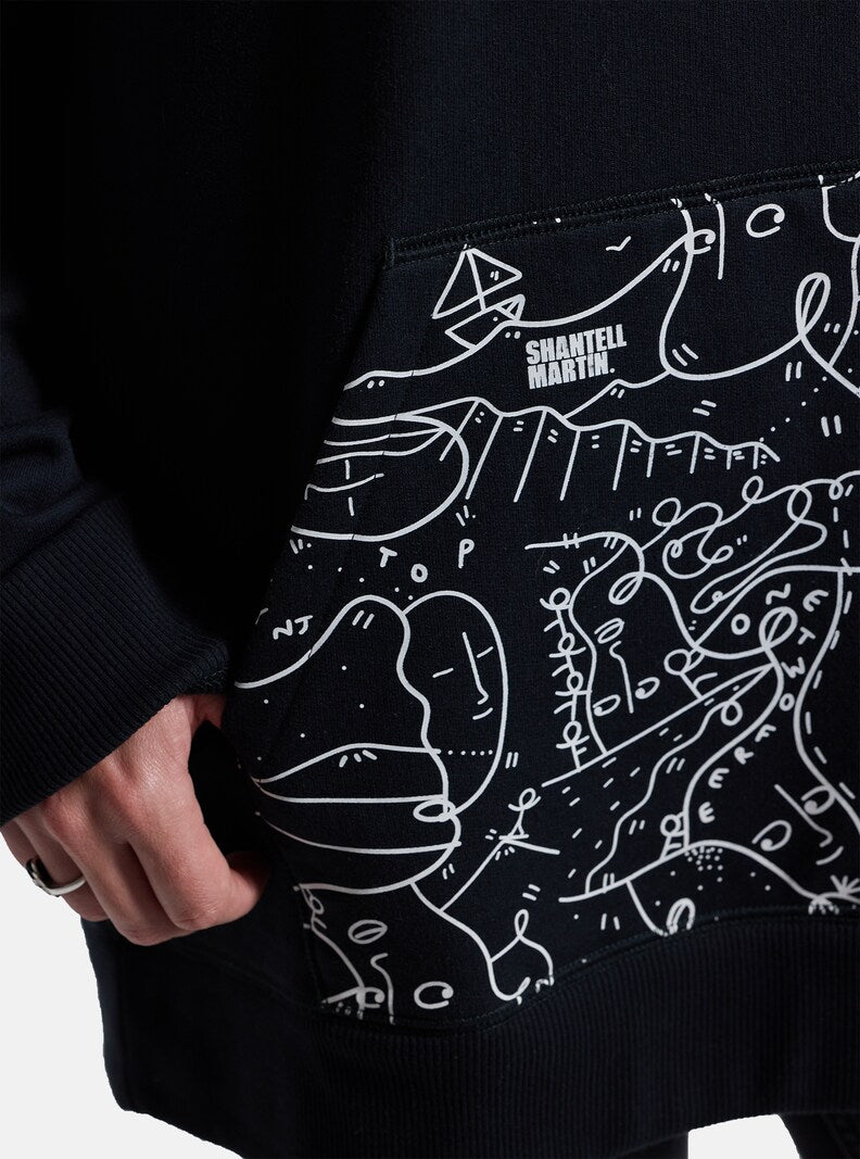 Anon Shantell Martin Pullover Hoodie 2023 - Stylish Unisex Hooded Sweatshirt for Men & Women | Perfect for Casual Wear, Street Fashion & Winter Outfits