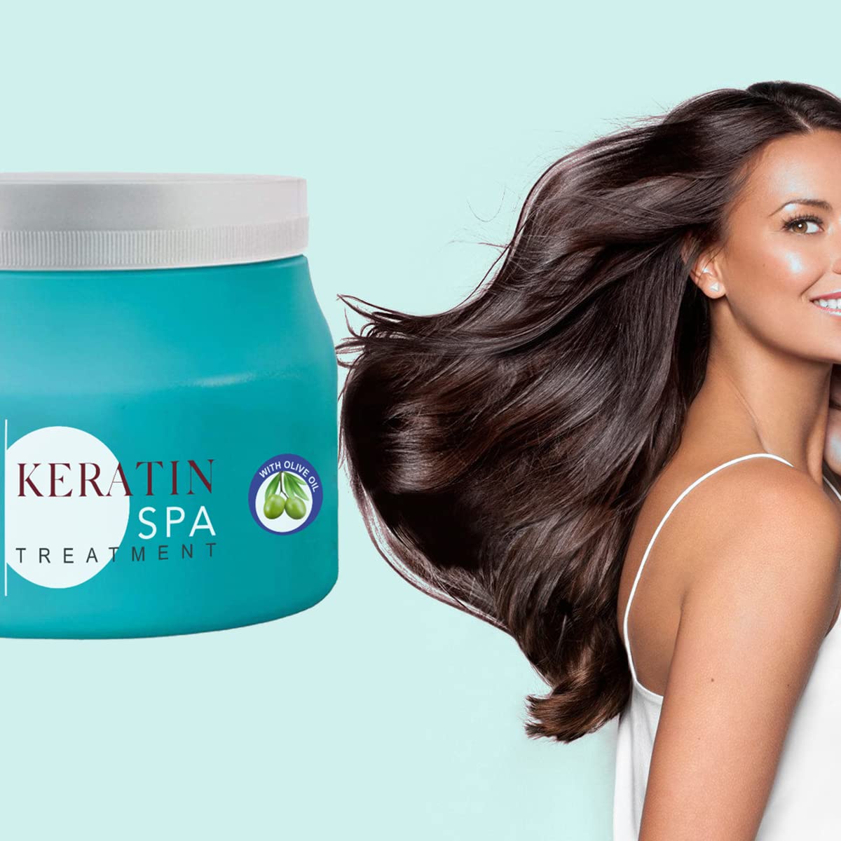 Professional Keratin Hair Spa Treatment - 180g for Frizz-Free, Smooth & Repair Damaged Hair | Deep Conditioning for Dry, Curly & Color-Treated Hair | At-Home Salon Quality Hair Care Treatment