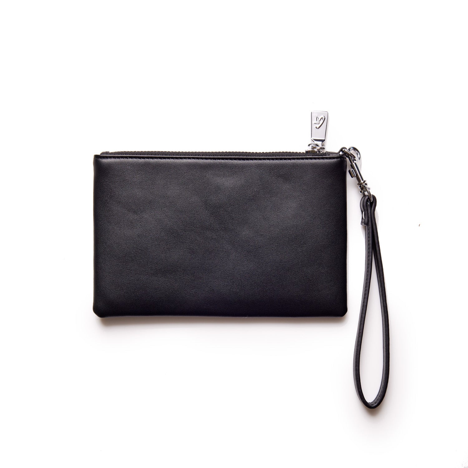 Mini Standard Silver Wristlet - Stylish Black Wristlet Purse for Women | Perfect for Parties, Night Out & Everyday Use
